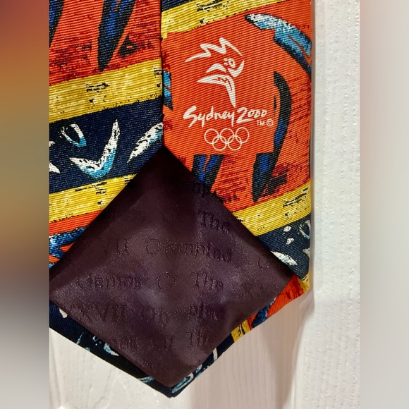 Sidney, Australia 2000 Olympic Games boomerang tie - Picture 9 of 10